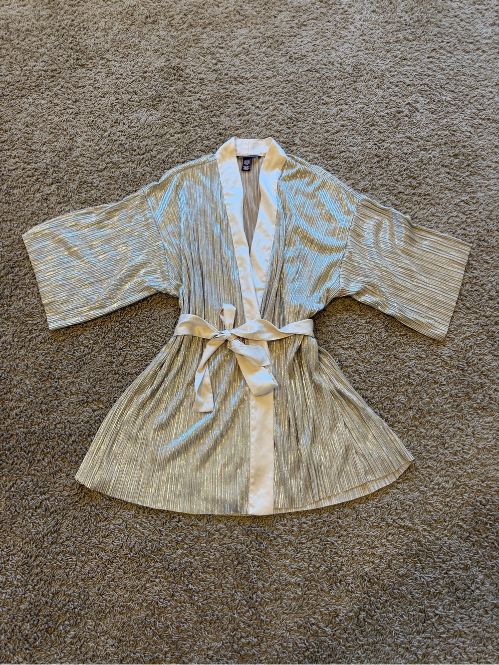 Victoria’s Secret Satin Gold Robe
